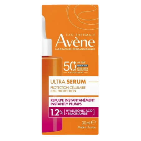 Avene ultra serum SPF 50+ protección celular rellena instantáneamente 30ml