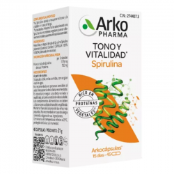 Arkocápsulas Spirulina 45...
