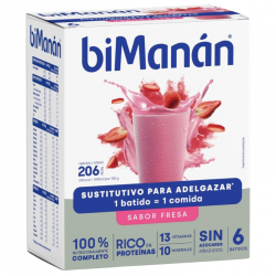 Bimanán beslim batido de fresa