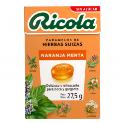 Ricola caramelos naranja...