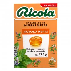 Ricola caramelos naranja...