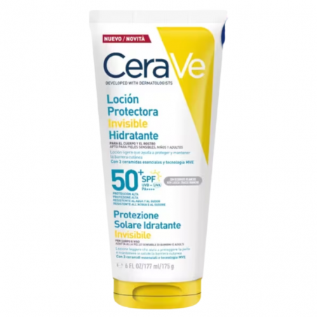 Cerave loción protectora hidratante invisible SPF50 177ml