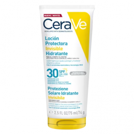 Cerave loción protectora hidratante invisible SPF30 75ml
