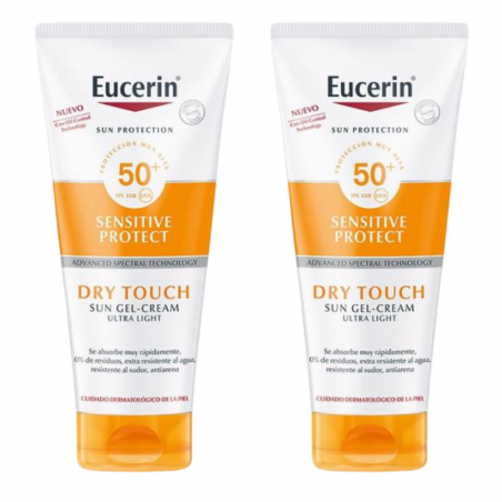 Eucerin duplo sun body gel cream dry touch SPF 50+ SE 200ml  2ªunidad 50%