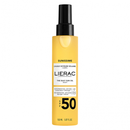 Lierac sunissime aceite solar corporal sedoso SPF50 150ml