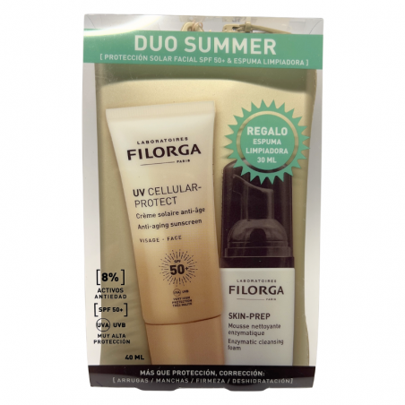 Filorga duo summer solar facial & espuma limpiadora