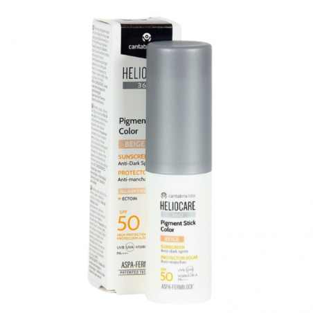 Heliocare 360º pigment stick SPF 50 color beige 10g