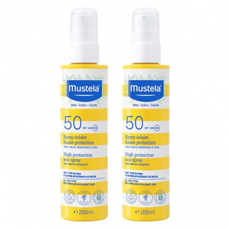 Mustela duplo spray solar SPF50