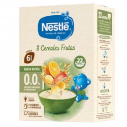 Nestle papilla 8 cereales con frutas 330g