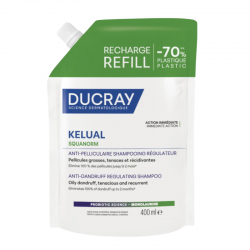 Ducray kelual squanorm champu tratante regulador caspa grasa 400ml formato recarga