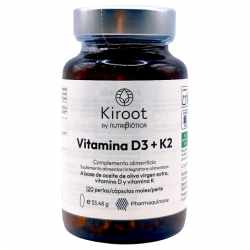 Kiroot Vitamina D3 + K2 120...