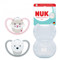 Nuk chupete perfect match...