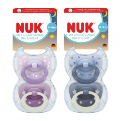 Nuk chupete first choice...