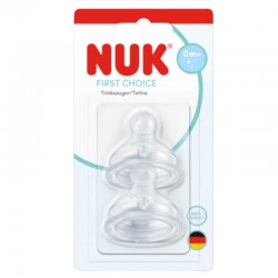 Nuk tetina first choice 0m+...