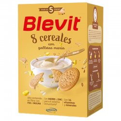 Blevit 8 cereales con galleta María 500g
