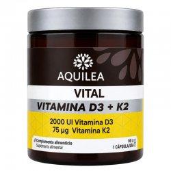 Aquilea vital vitamina D3 + K2 90 capsulas