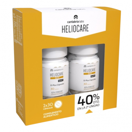 Heliocare 360 duplo D plus 30 capsulas