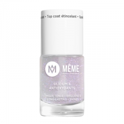 Meme top coat uñas 10ml color brillante