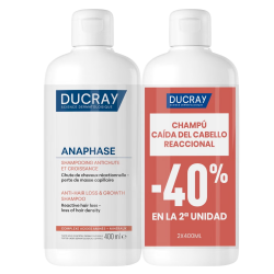 Ducray champu duplo anaphase caida reaccional 2 x 400ml