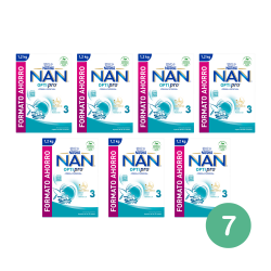 Nestle NAN optipro 3 pack 7 botes 1200g