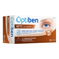 Optiben RETIComplex 60 Cápsulas Blandas – Complemento para la Salud Ocular