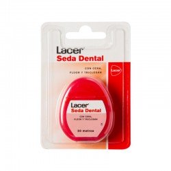 Lacer seda dental con cera...