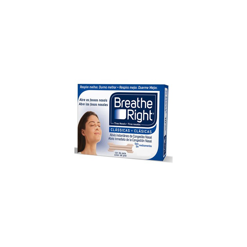 Tiras Nasales Breathe Right Peq 30 U - Comprar ahora.